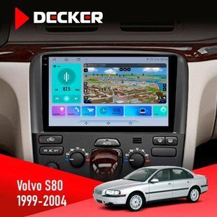 Штатна магнітола Volvo S80 1999-2004 Decker D9-009 4x64, DSP, 4G, 2k НФ-00008468 фото