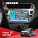 Штатна магнітола Peugeot 301 2012-2016 Decker D9-009 4x64, DSP, 4G, 2k НФ-00009909 фото 1