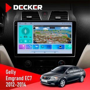 Штатна магнітола Gelly Emgrand EC7 2012-2014 Decker D10-009 4x64, DSP, 4G, 2k НФ-00008493 фото
