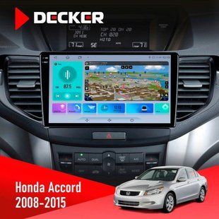 Штатна магнітола Honda Accord 8 2008-2015 Amp Decker D9-009 4x64, DSP, 4G, 2k НФ-00009289 фото