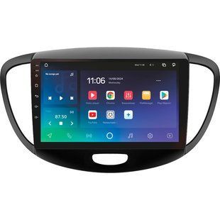 Штатна магнітола SIGMA X9464 ANDROID 10 4/64 ГБ 4G DSP Hyundai i10 2007-2013 9" CAA33411 фото