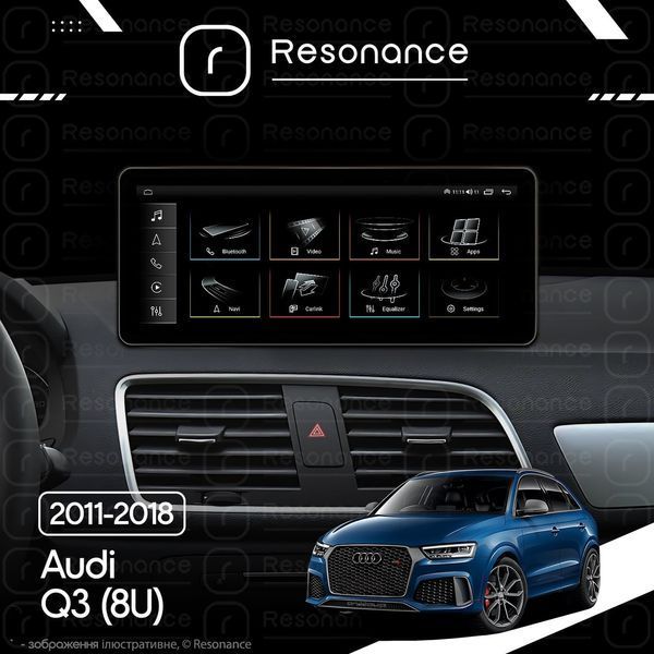 Магнітола Audi Q3 Gen-1 (8U) (2011-2018) [Low] Resonance L300 4/32 10.33" QLED, 360 (Audi Style) 030554 фото