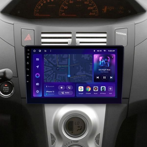 Штатная магнитола Toyota Yaris XP90 2005-2012 AMS MOSS 2 4/32 ГБ CPL 9" (F1) CAA49549 фото