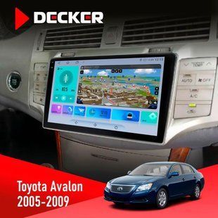 Штатная магнитола Toyota Avalon 2005-2009 Decker D9-009 4x64 CPL 9.5" НФ-00008465 фото
