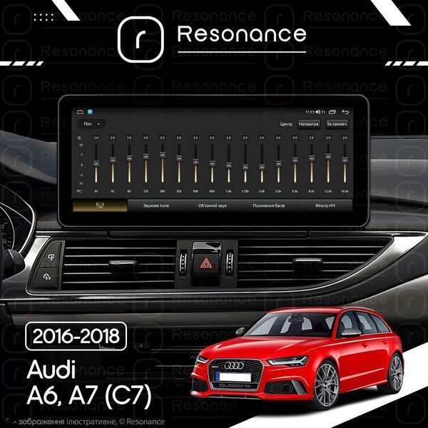 Магнитола Audi A6 Gen-4 (C7) (2016-2018) Resonance Ultra M4 (7862) 4/64, 10.25" QLED, 360 (Audi Style) 028811 фото
