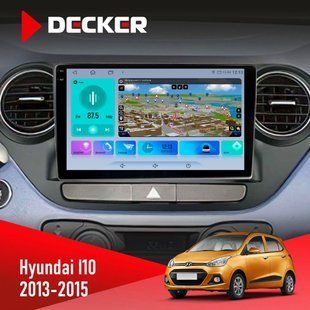 Штатна магнітола Hyundai i10 2013-2015 Decker D9-009 4x64, DSP, 4G, 2k НФ-00008234 фото