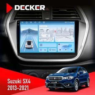 Штатна магнітола Suzuki SX4 2013-2021 Decker D9-010 6x128, DSP, 4G, 2K НФ-00004813 фото