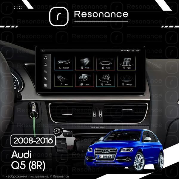 Магнітола Audi Q5 Gen-1 (8R) (2008-2016) [High] Resonance L300 4/32 12.3" QLED, 360 (Audi Style) 030573 фото
