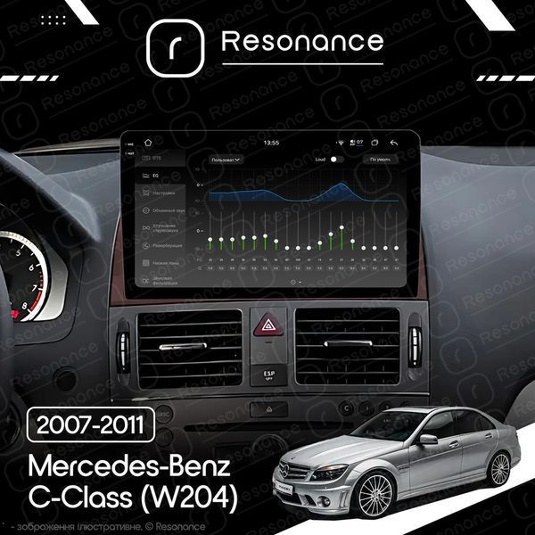 Магнітола Mercedes-Benz C-Class (W204) (2007-2011) [Brown] Resonance Ultra S6 (7870) 6/128, 9.5" 2K QLED, 360 034961 фото