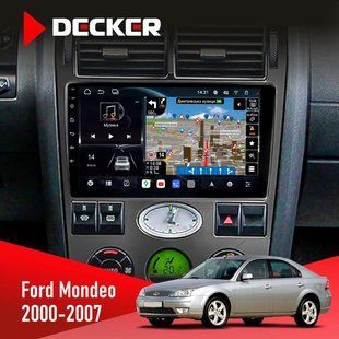 Штатная магнитола Ford Mondeo 2000-2007 Decker D9-011 4x64 CPL 9" НФ-00005603 фото